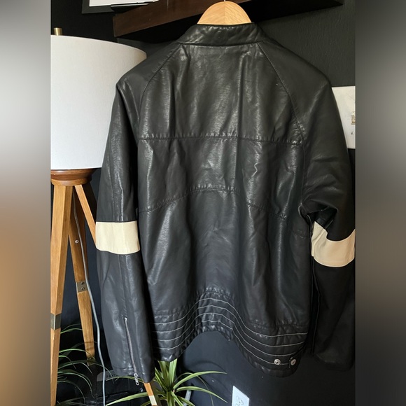 NWOT FREE PEOPLE We The Free Ryder Sport Vegan Moto Jacket MSRP $198 Size XL - Picture 14 of 16